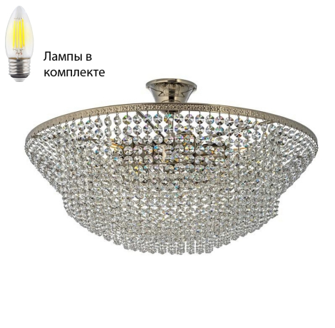 Потолочная люстра с лампочками Arti Lampadari Stella E 1.3.50.501 N+Lamps 
