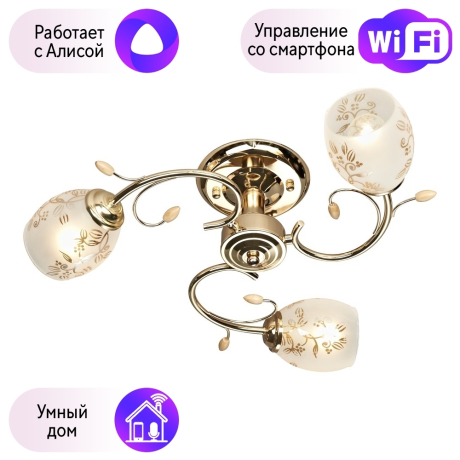 Потолочная люстра Velante с поддержкой Алиса 762-307-03-A 