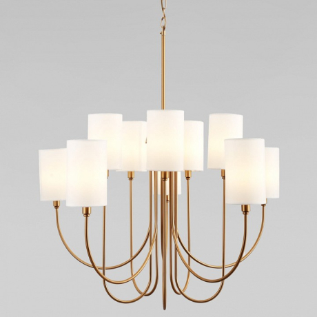 Подвесная люстра Eurosvet Abbey 60164/10 латунь 