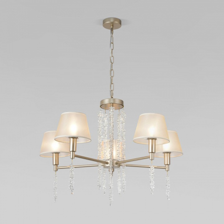 Подвесная люстра Eurosvet Charuel 60148/5 матовое золото 