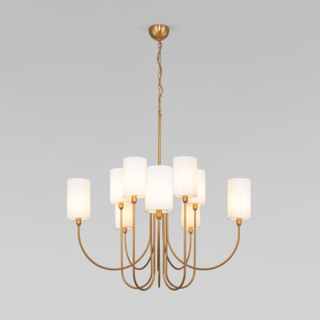 Подвесная люстра с тканевыми абажурами Eurosvet Abbey 60164/10 (a065749) 