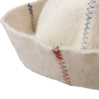 Витринный образец!  <295582> Шапка для бани и сауны Классика "Цветной зигзаг" Hot Pot 41162