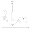 Fiori Di Rose 105.6.2 Подвесная люстра Lucia Tucci 