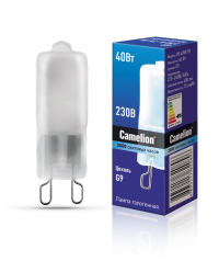Витринный образец!  <189043> Галогенная лампа G9 40W Camelion G9 40W FR (5556)