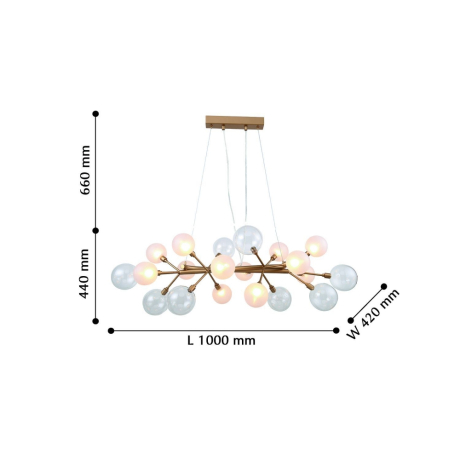 Подвесная люстра от Lustrof  2515-521364 