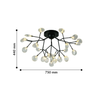 2480-9U Потолочная люстра F-Promo Skein