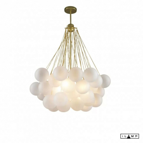 Люстра на штанге iLamp Globe 10099P/3-D800 GL-WH 