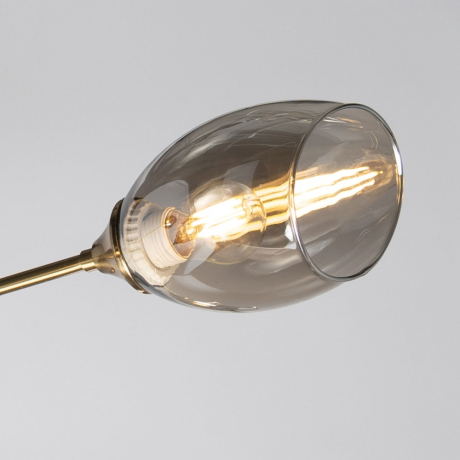 Люстра на штанге с лампочками DeMarkt 680012306+Lamps 