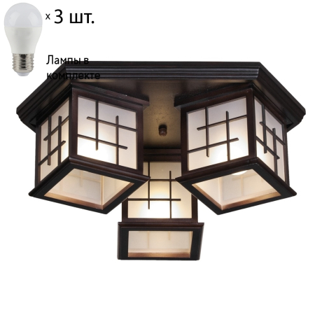 Потолочный светильник с лампочками Velante 592-727-03+Lamps 