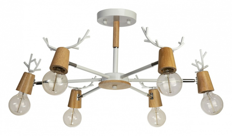 Люстра на штанге Loft it Sven 10024/6 White 