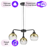 Подвесная люстра Velante с поддержкой Алиса 238-023-03-A