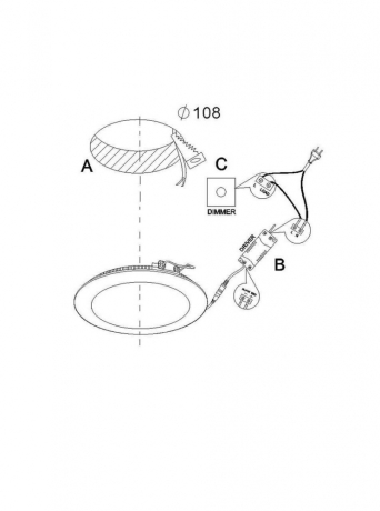 Встраиваемый светильник Lucide Brice-Led 28906/11/31 
