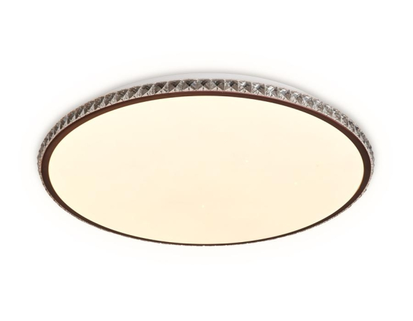 Потолочная светодиодная люстра с пультом ДУ и дополнительной подсветкой Ambrella light Orbital FF71 