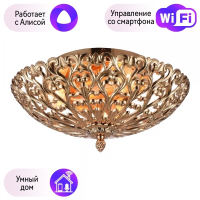 Люстра с поддержкой Алисы потолочная Omnilux OML-75907-02-A