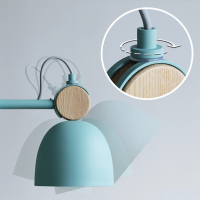 Люстра на штанге Rolla Rolla 8 Gray ImperiumLoft ROLLA01 (178073-26)