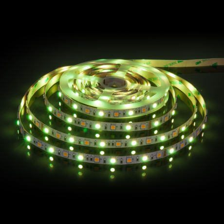 5м. Светодиодная лента теплого и RGB цвета 3300К 5050, 14,4W, 24V, 60LED, IP20 Elektrostandard (a053728) 