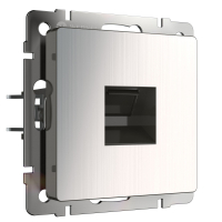 Розетка Ethernet RJ-45 (глянцевый никель) Werkel W1181002