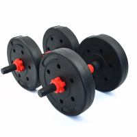 Нарушена упаковка!  <847769> Гантель Р 2,0 кг 2 шт /черно-красный/ 1 001-0002-002