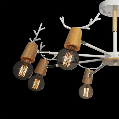 Люстра на штанге LOFTIT Sven 10024/8 White 