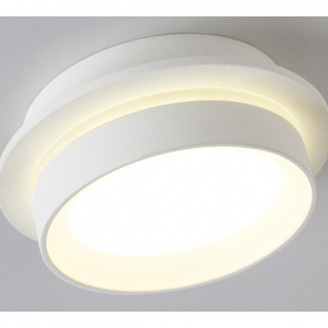 Встраиваемый светильник с лампочкой Ambrella light TN5383+Lamps 