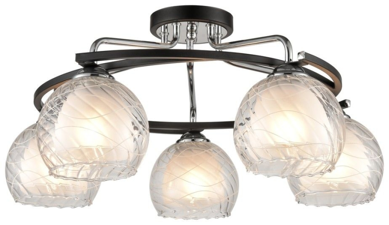 Люстра потолочная с 5 Led лампами. Комплект от Lustrof №277004-708005 