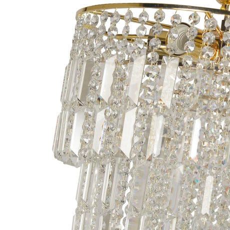 Потолочная люстра с лампочками Arti Lampadari Napoli E 1.5.38.501 G+Lamps 