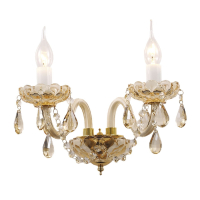 Бра на стену со светодиодными лампами, комплект от Lustrof. №39760-618222