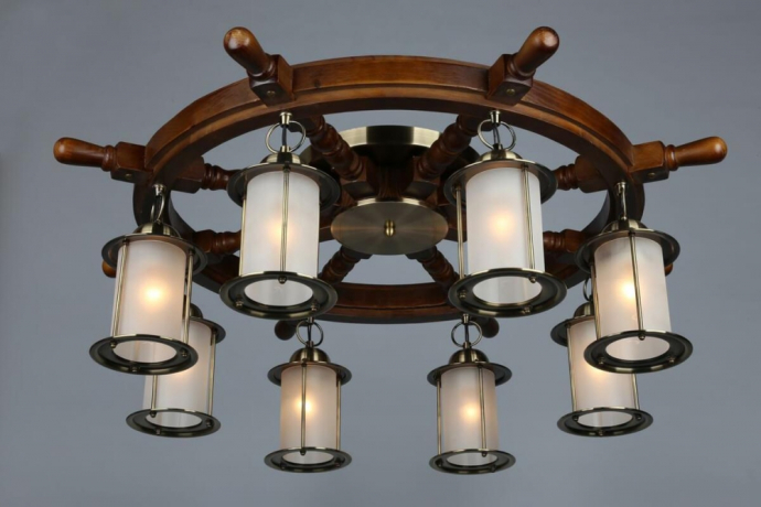 Люстра с поддержкой Маруси потолочная Omnilux OML-50307-08-M 