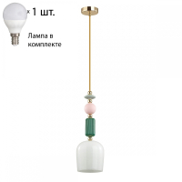 Подвесной светильник с лампочкой Odeon Light Candy 4861/1+Lamps E14 P45