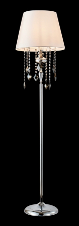 Торшер Crystal Lux MERCEDES PT1 CHROME/SMOKE 