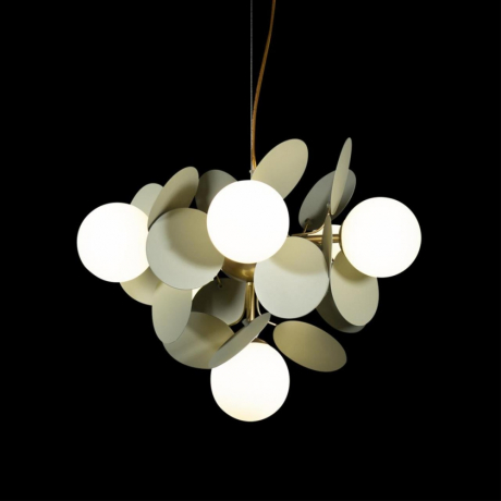 Светильник подвесной с Led лампочками в комплекте LOFT IT 10008/6 Grey+Lamps 