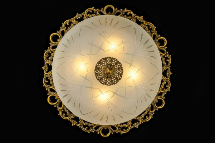 Светильник потолочный с Led лампочками в комплекте Arti Lampadari Venezia E 1.13.46 AG+Lamps 