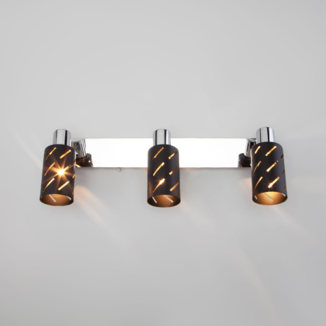 Спот Eurosvet Fente 20090/3 черный/хром (a050201) 