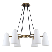 Подвесная люстра с лампочками Favourite Vision 2763-6P+Lamps E14 Свеча