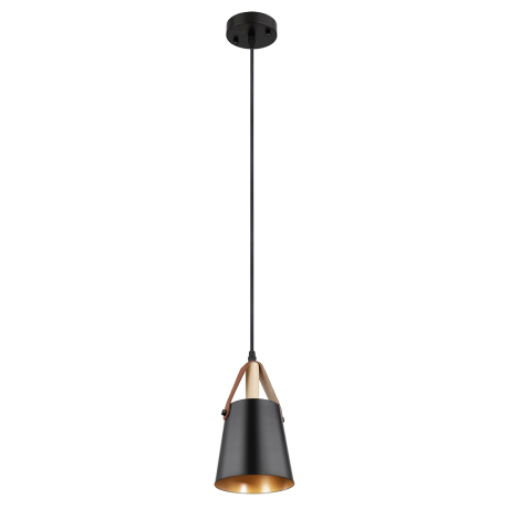 Подвесной светильник с лампочкой Arte lamp A7032SP-1BK+Lamps 