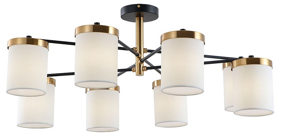 Люстра на штанге Arte Lamp Modello A4099PL-8BK 