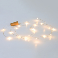Нарушена упаковка!  <295977> 1м. Электрогирлянда ''Пробка'' на батарейках (теплый) 10LED IP20 Vegas 55128