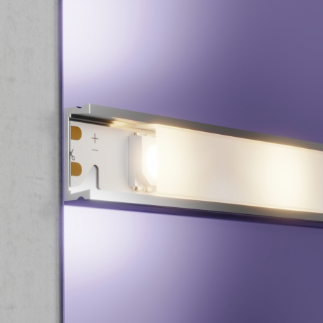 5м. Светодиодная лента теплого цвета, 3000К, 12W, 24V, 60LED, IP20  Led strip 20044 