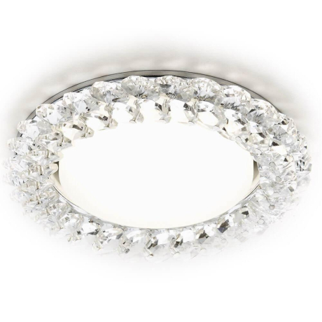 G206 CL/CH Встраиваемый точечный светильник GX53 Ambrella light Crystal 