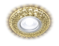 Встраиваемый светильник с LED подсветкой Ambrella light Compo spot S291 CH/W