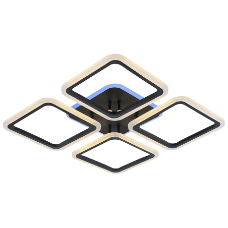 Светодиодная диммируемая люстра с ПДУ Profit Light 8075/4 GRP 112W+8W RGB 