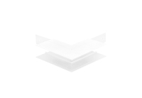 Внешний соединитель угловой для накладного магнитного шинопровода Crystal Lux CLT 0.213 03 WH