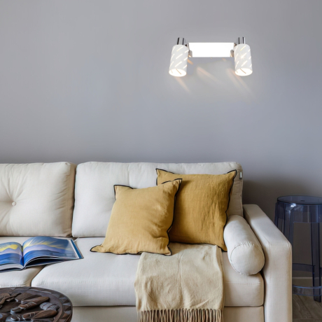 Спот Eurosvet Fente 20090/2 белый/хром (a050200) 