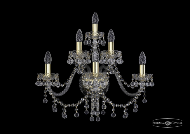 1409B/3+2+1/240/G Бра Bohemia Ivele Crystal 