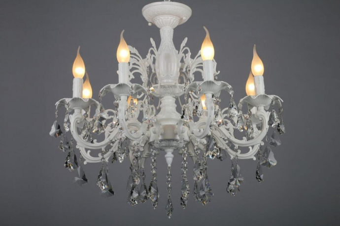 Люстра подвесная с лампочками Omnilux OML-30807-08+Lamps 