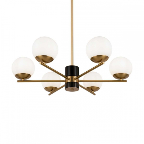 Люстра на штанге Freya Marble FR5230PL-06BS 