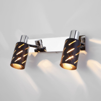 Спот Eurosvet Fente 20090/2 черный/хром (a050199)