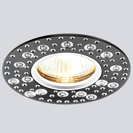 Встраиваемый светильник Ambrella Light Classic A801 A801 BK/AL 