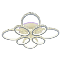 Витринный образец!  <303817> Люстра потолочная светодиодная с пультом ДУ Profit Light 8020/4+4 WHT 344W+10W RGB