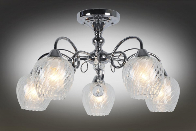 Люстра потолочная с лампочками Omnilux OML-53607-05+Lamps 
